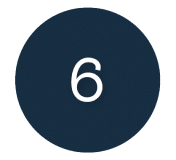 Image shows a filled coloured circle icon with the number 6 inside in white text