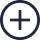Image shows an icon made up of a circle outline and a '+' symbol inside